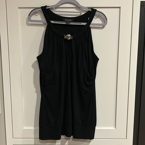 WHBM Black Dressy Tank